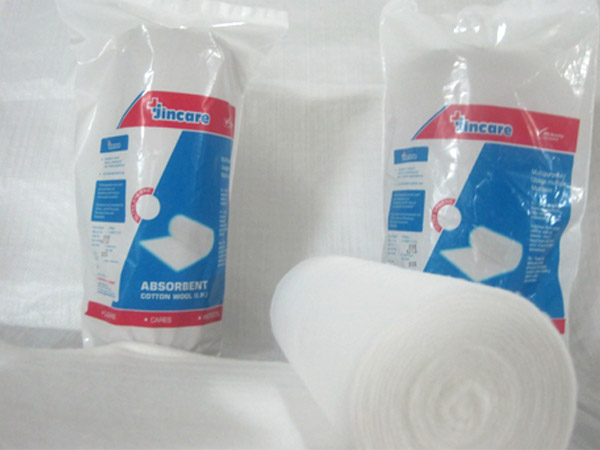 Absorbent surgical cotton