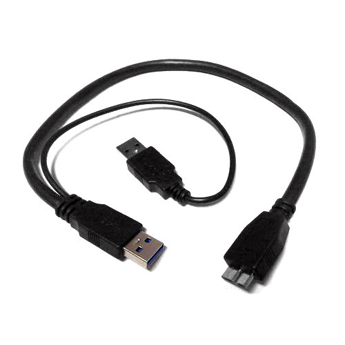 PVC Y Shaped USB Cable, for Charging, Data Transfer, Length : 15Cm, 30Cm