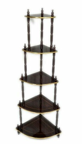 5 Shelf Wooden Corner Stand