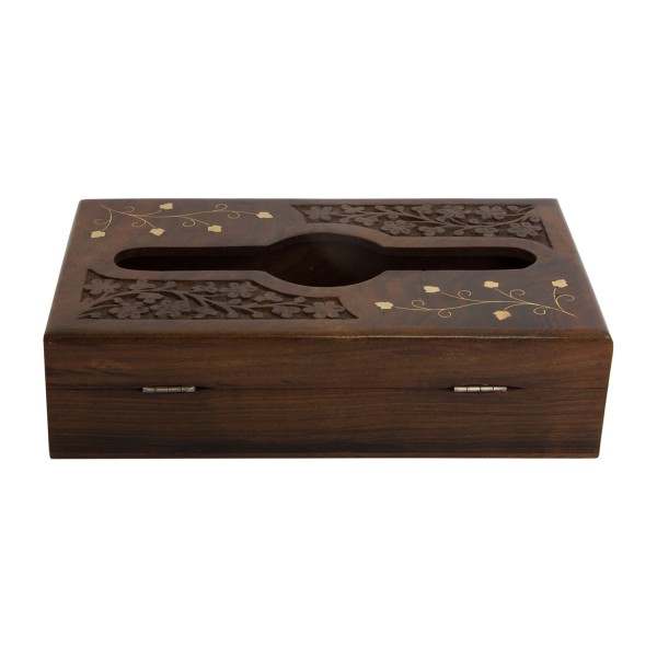 Wooden Handcrafted Traditional Tissue Box / Dispenser