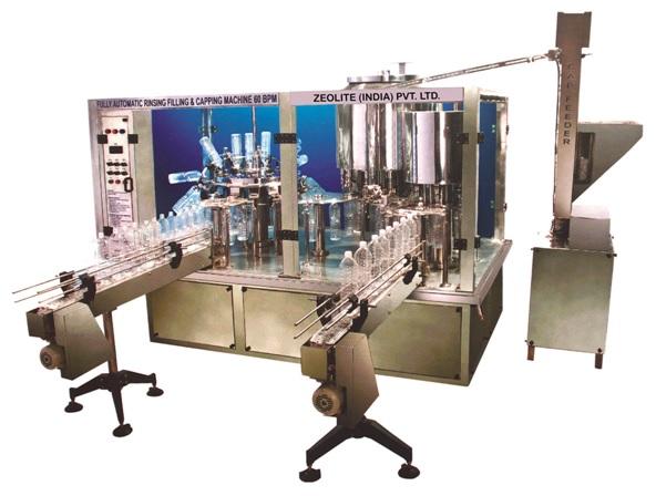 Fully Automatic Rinsing Filling And Capping Machine