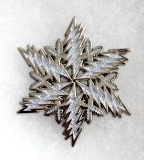 Grateful Dead 13 Point Bolt Snowflake Pin