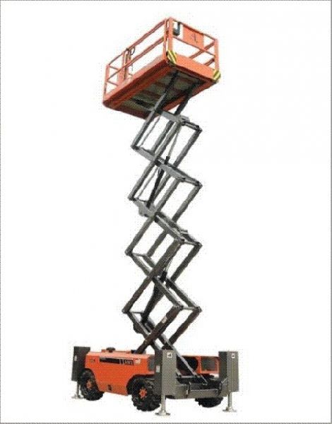 Push Around Scissor Lift