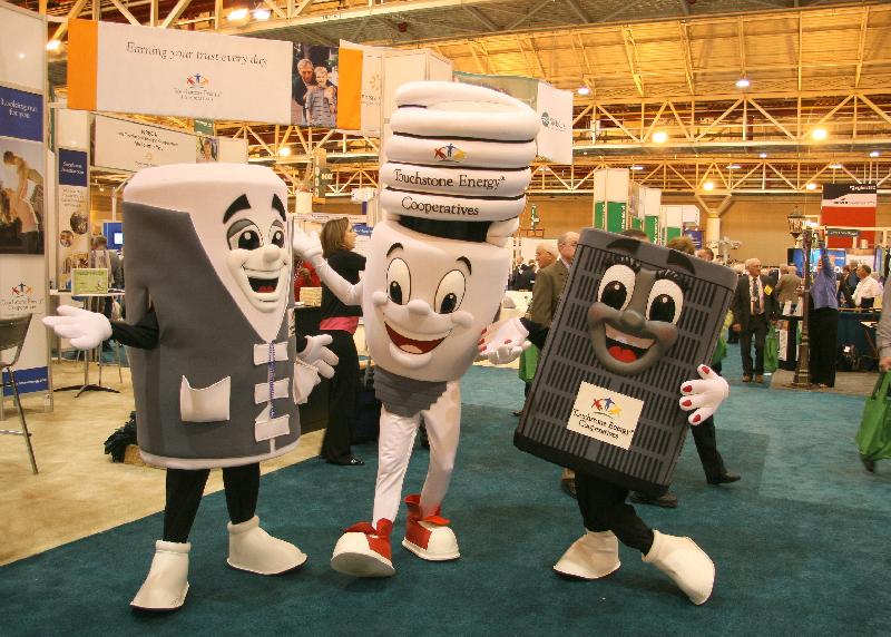 mascot costumes.
