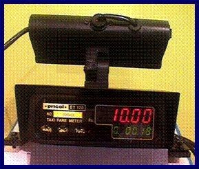 Electronic Taxi Fare Meter with Printer