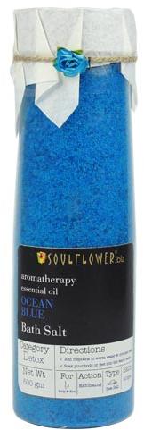 Soulflower Aroma Bath Salt - Ocean Blue