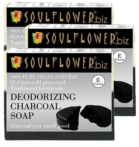Soulflower Charcoal You Smell Good Soap Regime