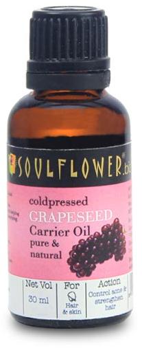 Soulflower Coldpressed Grapeseed Oil