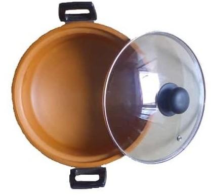 Clay Cooking Pan Dye Made with Lid (Size 2.5L)