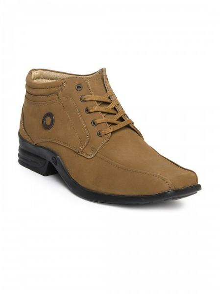 Red Chief Men Brown Leather Casual Shoes