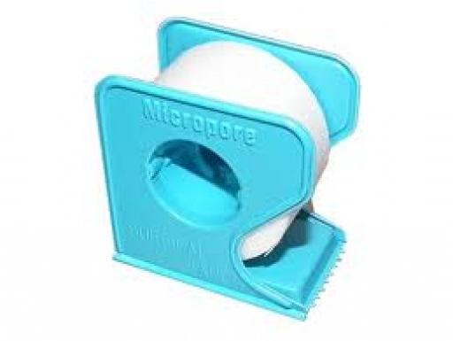 3M Micropore Surgical Tape with Dispenser 1535, Bulk pack
