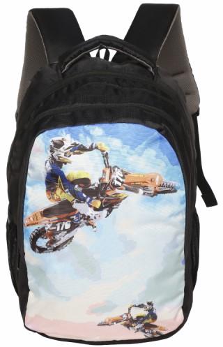 Zwart BikeBikeFlying-Print 25 L Backpack