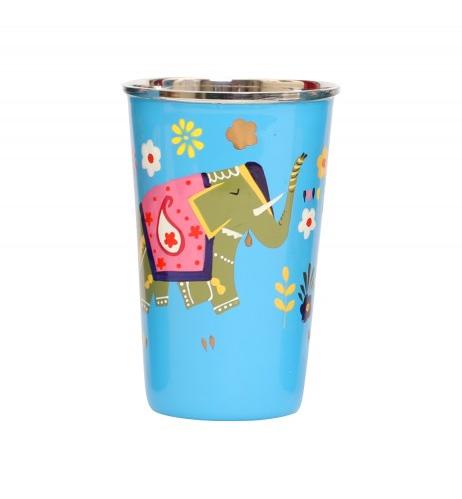 Steel Tumbler Big-ELEPHANT Star-Blue