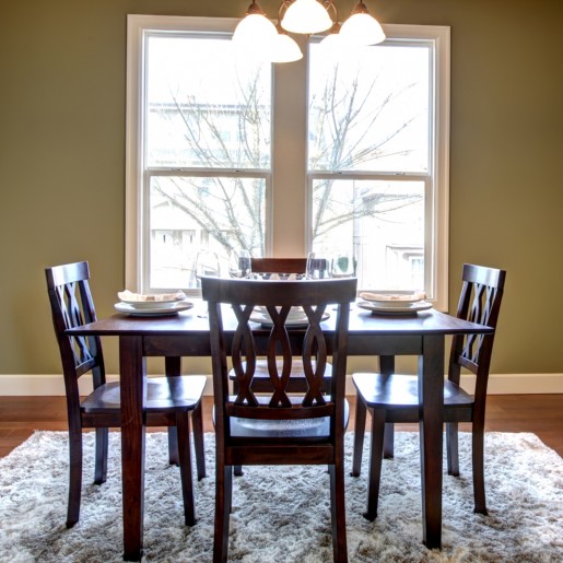 4 Chair Square Dining Set