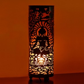 Buddha Large Table Lamp: Black