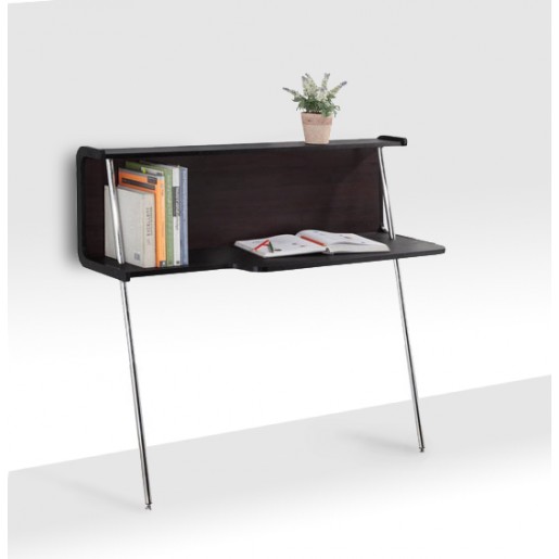 Premium Quality Wood/Steel Hedgeway Writing Desk, Color : Dark Brown