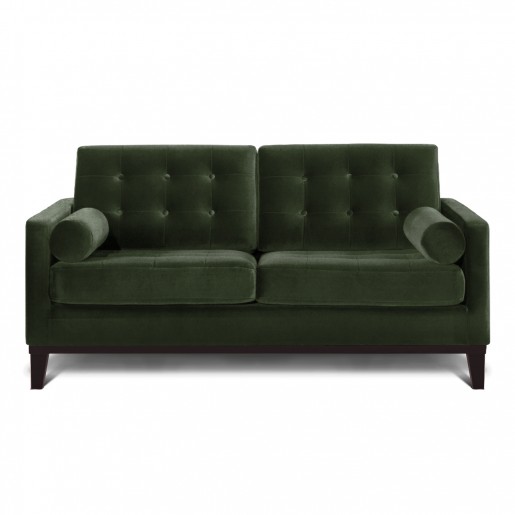 Henrietta Two Seater Sofa: Olive Green