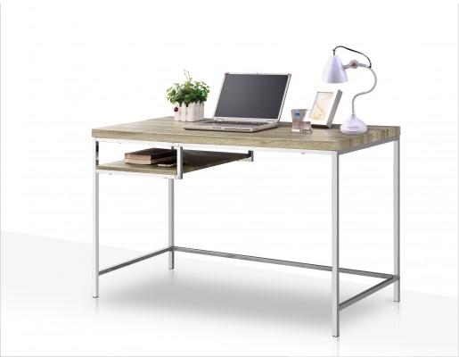 Premium Quality Hard Wood/Iron Mastiff Writing Table, Color : Brown/Grey