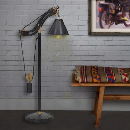 Pulley Floor Lamp