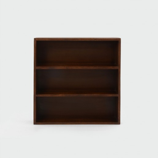 Rectangular Black Wooden Shelf