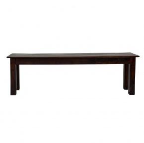 Sleek Wooden Bench, Color : Brown Stain