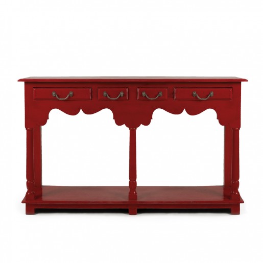 Red Vintage Console