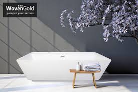 Woven Gold Acrylic Steam And Spa Bathtubs
