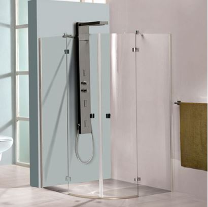 Shower Enclosures : Semi-Framed
