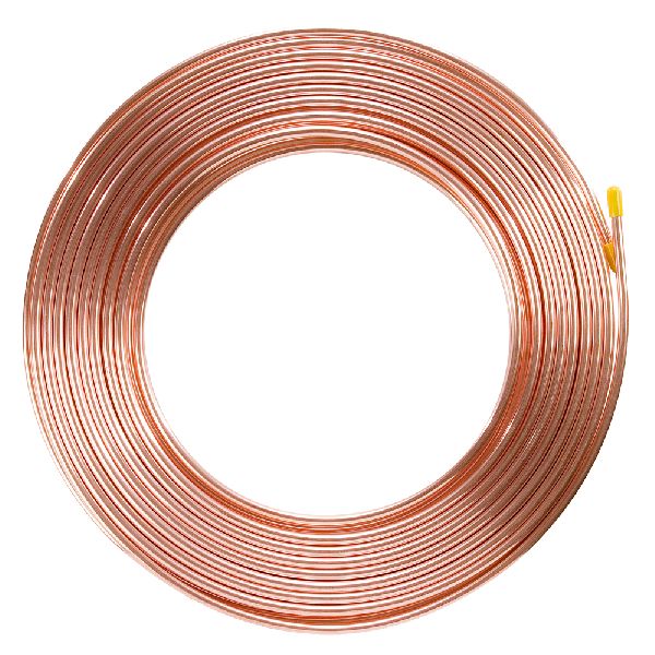 Coiled copper tubing