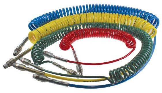 Polyurethane recoil tubing, Color : Red, Blue, Yellow