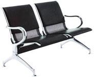 Aura Global SS Waiting Area Chairs, Color : Black
