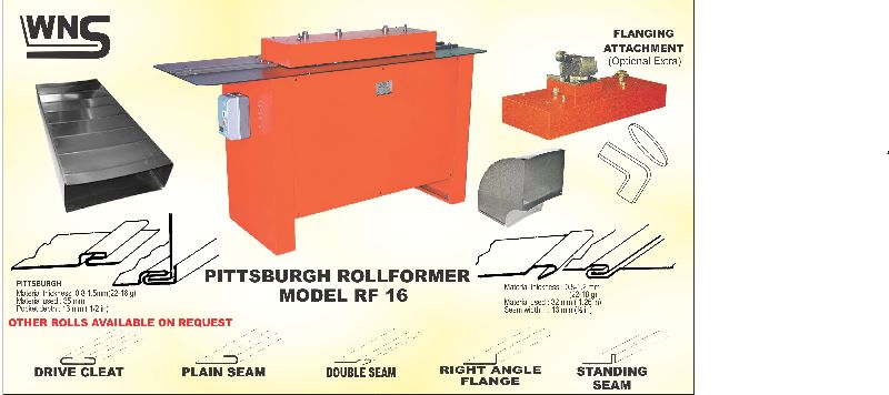 16g Pittsburgh Rollformer