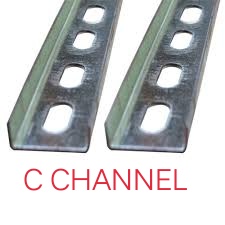 Stainless Steel Slotted C Channels