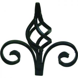 Finial Black Wire