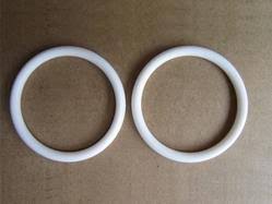 Round Rubber PTFE O-Rings, Color : White