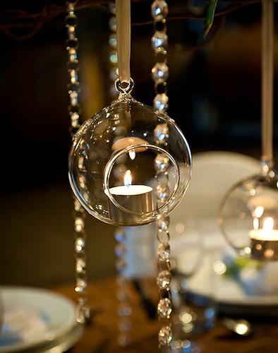 Glass Hanging Light Bowl
