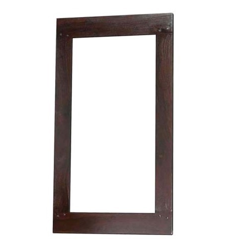 Plain wooden mirror frame, Shape : Rectangular