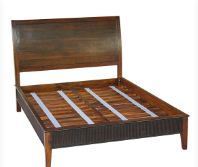 Wooden double bed, Size : 137 cm x 187 cm
