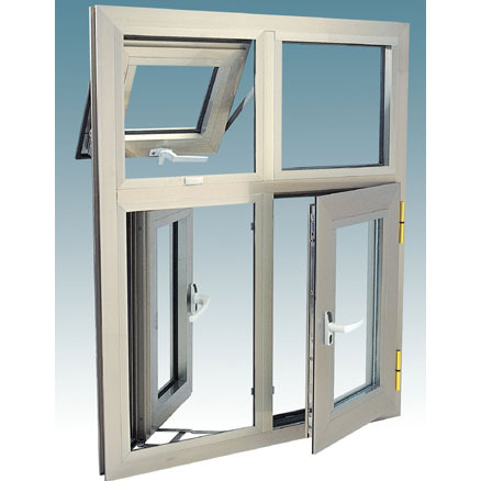 Plain Polished Aluminium Window Frame Sections, Size : 2x2.5feet, 3x3.5feet, 4x4.5feet