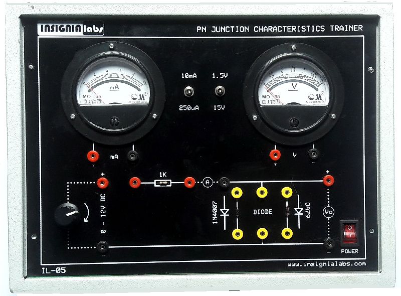 PN JUNCTION DIODE CHARACTERISTICS TRAINER