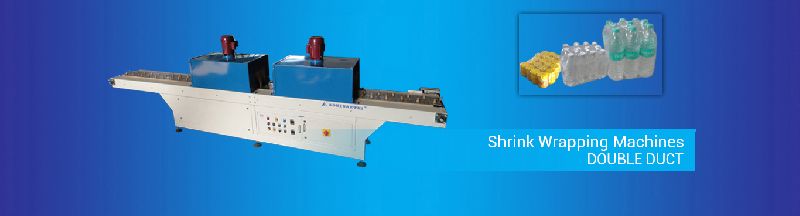 double duct shrink wrapping machine