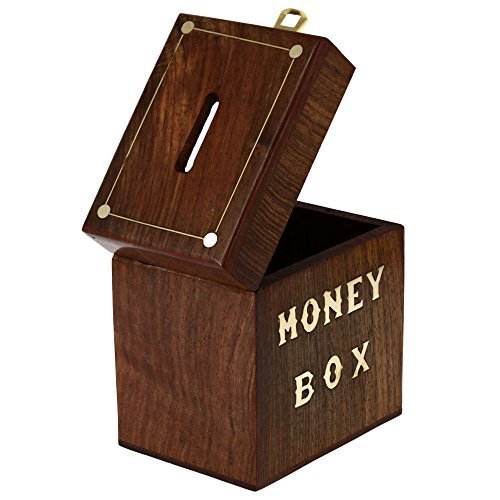 Handcrafted Wooden Money Box