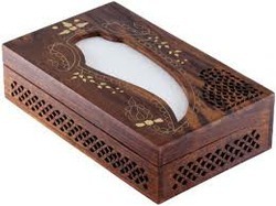 Wooden Tissue Box