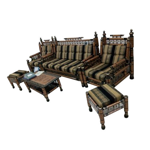 Rajwadi Wooden Sofa Set