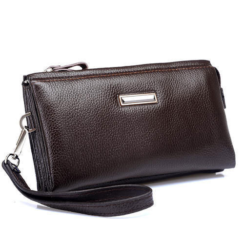 Mens Leather Handbag, Style : Plain