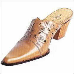 Brown Leather Shoe Fabric Engraving Services