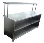 Stainless Steel Fast Food Counter, Length : 2-3feet