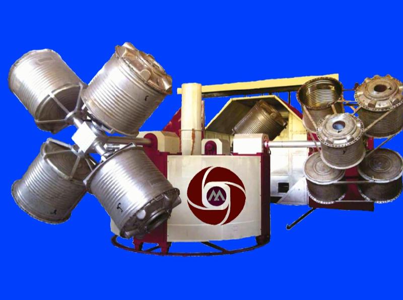 4-Arm Bi axial rotomoulding machine