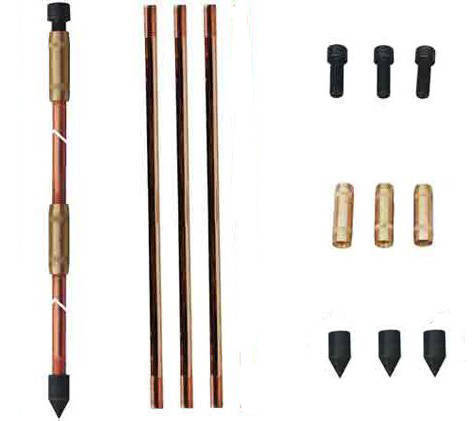 Copper earthing rod