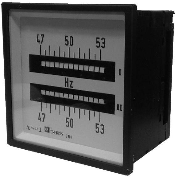 Reed type frequency meter